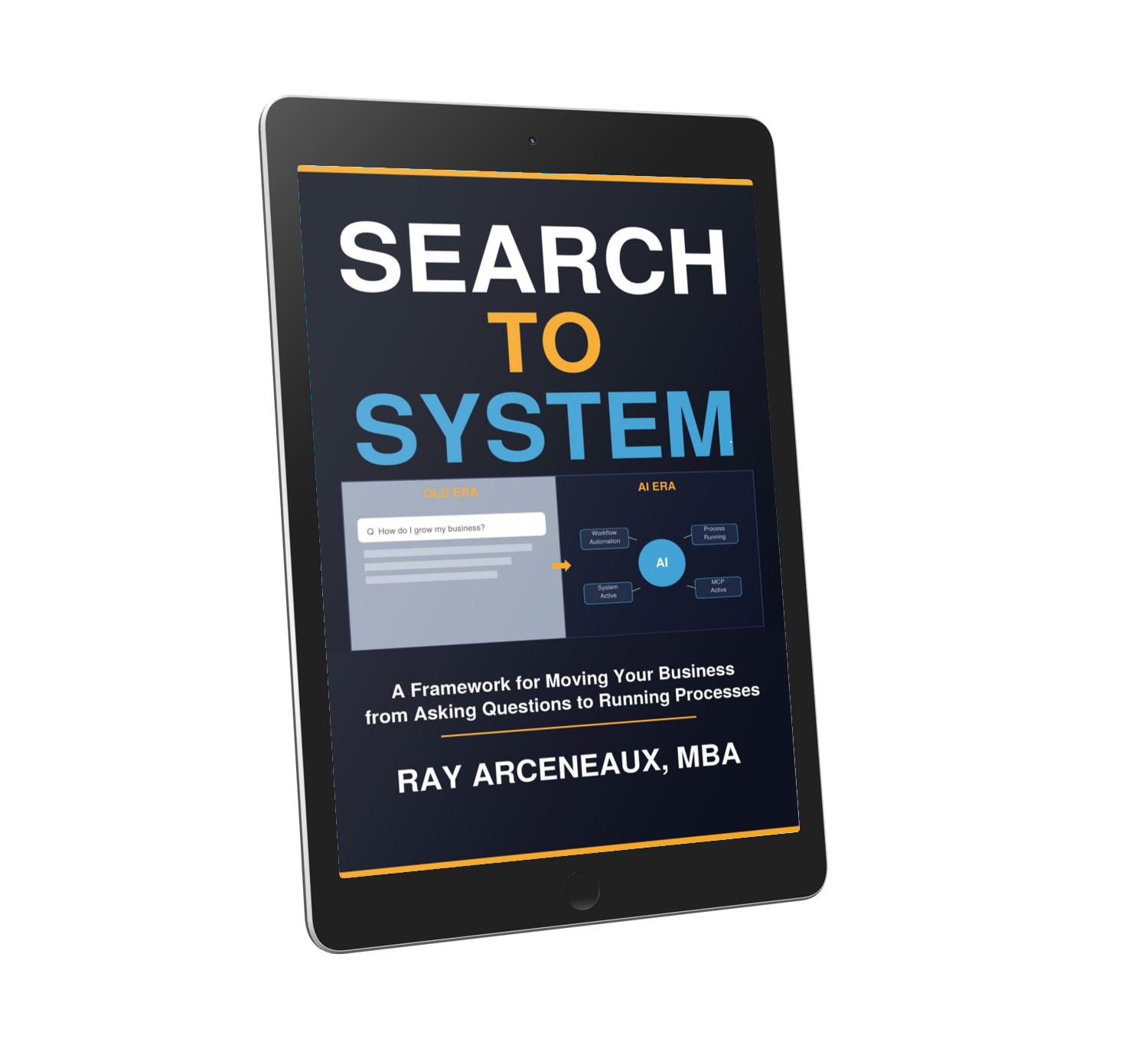 Search to System ebook on tablet